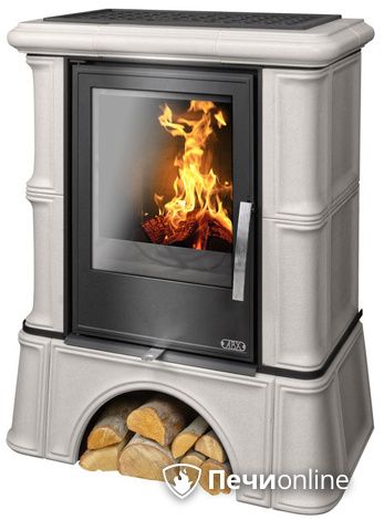 Печь-камин ABX Bavaria K (6,9кВт в воду), кафельный цоколь, ахорн в Ижевске